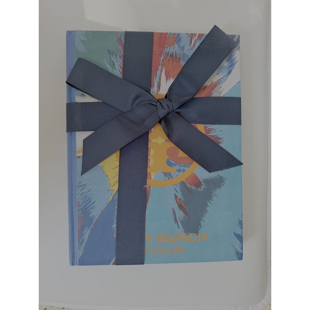 Tory Burch Hardcover Coffee Table Book Blue Multi Decorative Art Fashion